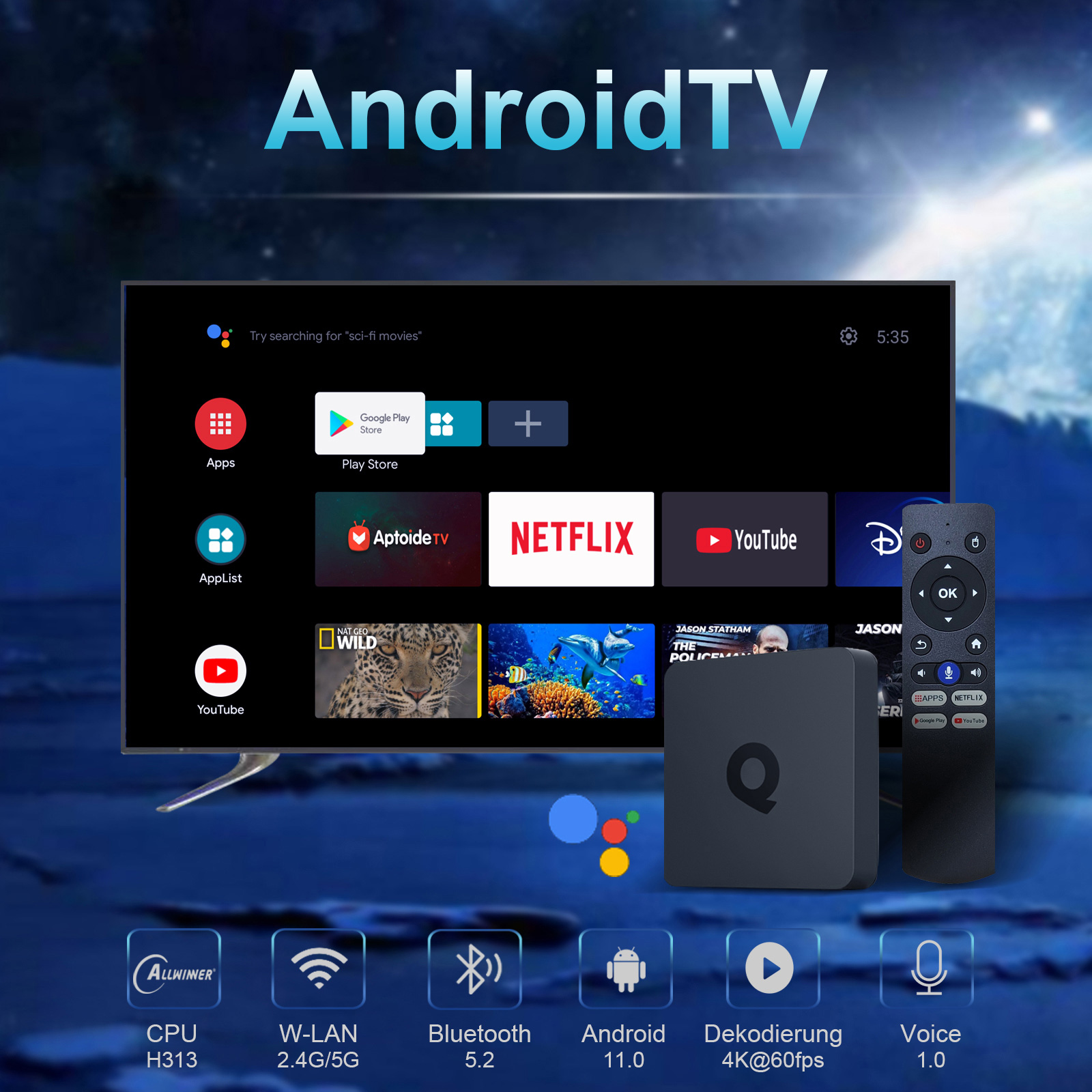 IOTWE T95Q 8K Obsługa Android  – Radxa Rock 5B 16Gb recenzja i cena